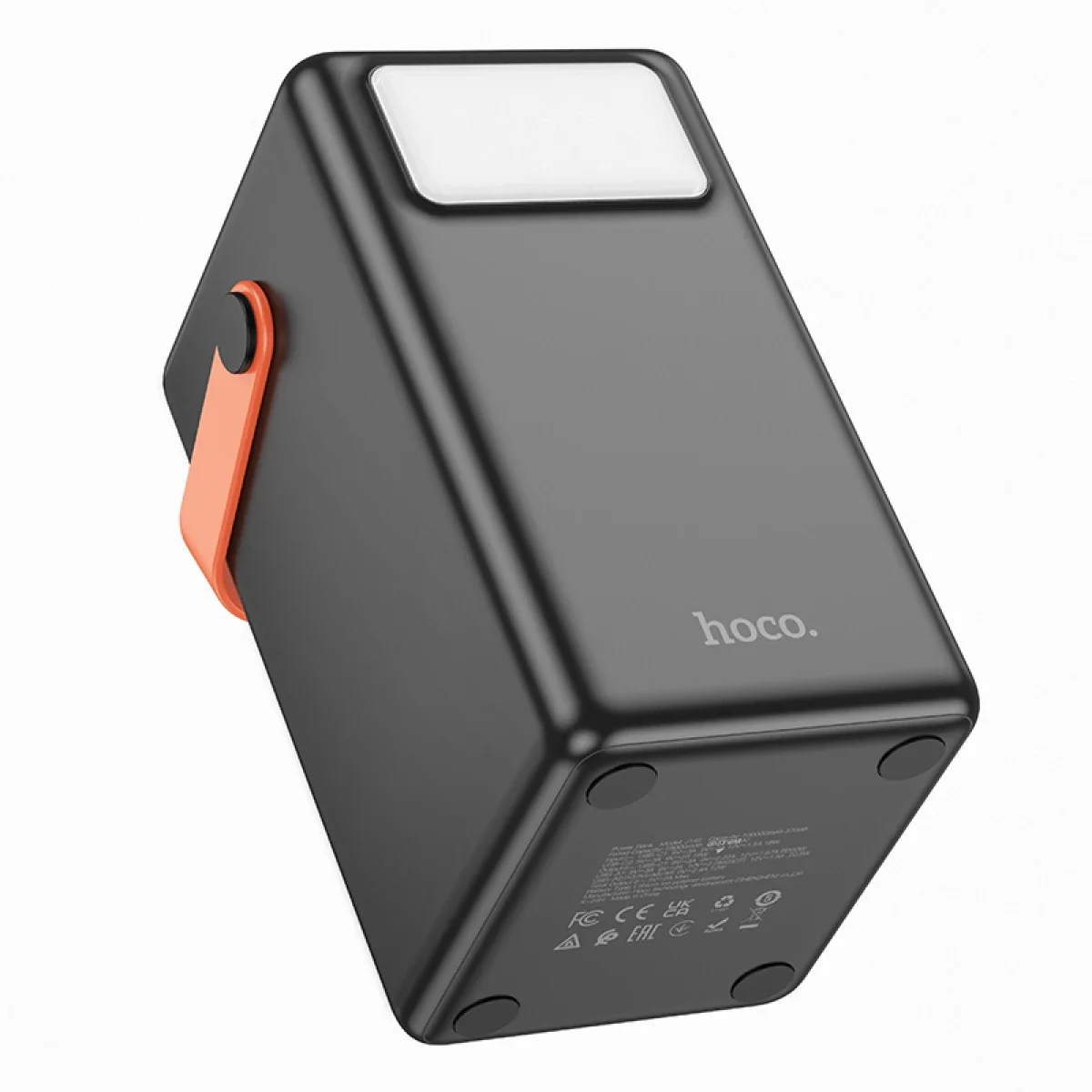 HOCO J142 Surpass 100000mAh Power Bank, 22.5W Fast Charging, 7 Output Ports, Black - Thumbnail 3