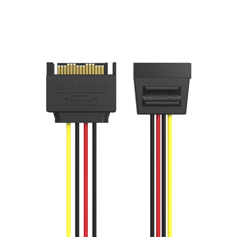 Vention KDABY SATA 15-Pin Power Extension Cable 0.3M – Black - Thumbnail 2