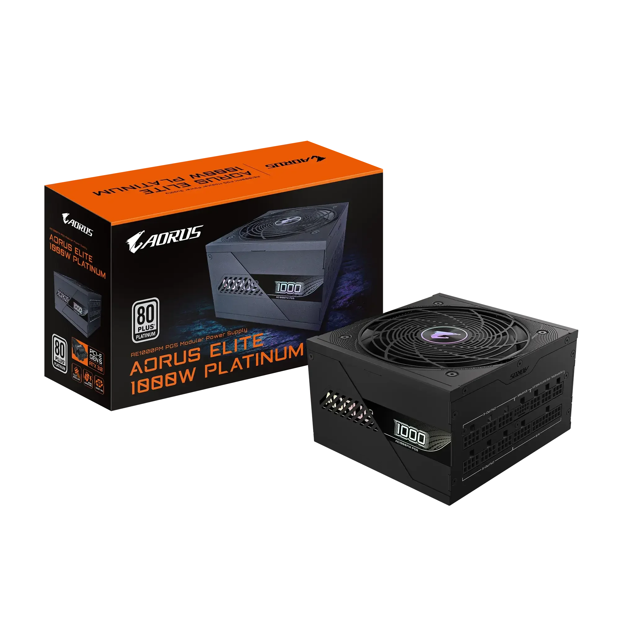 GIGABYTE AORUS ELITE P1000W 1000W 80 PLUS Platinum Fully Modular ATX Power Supply