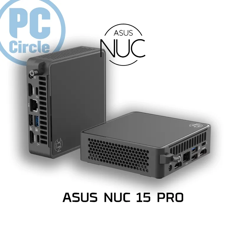 Asus NUC 15 Pro Kit Bundle Mini PC, 15th Gen Core 5-210H, 8GB DDR5-5600, 500GB NVMe SSD, Intel Graphics, 2x Thunderbolt 4, 2x HDMI, DOS – NUC15CRK-B (90AR00R2-M000B0) - Thumbnail 2
