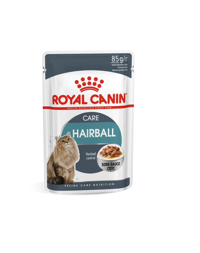 طعام قطط رطب Royal Canin Hairball Care in Gravy 85 غرام