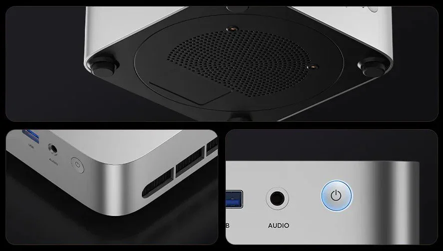 ACEMAGIC A3A Mini PC Barebone Intel Core i3-1215U 6-Core Silver - Thumbnail 12