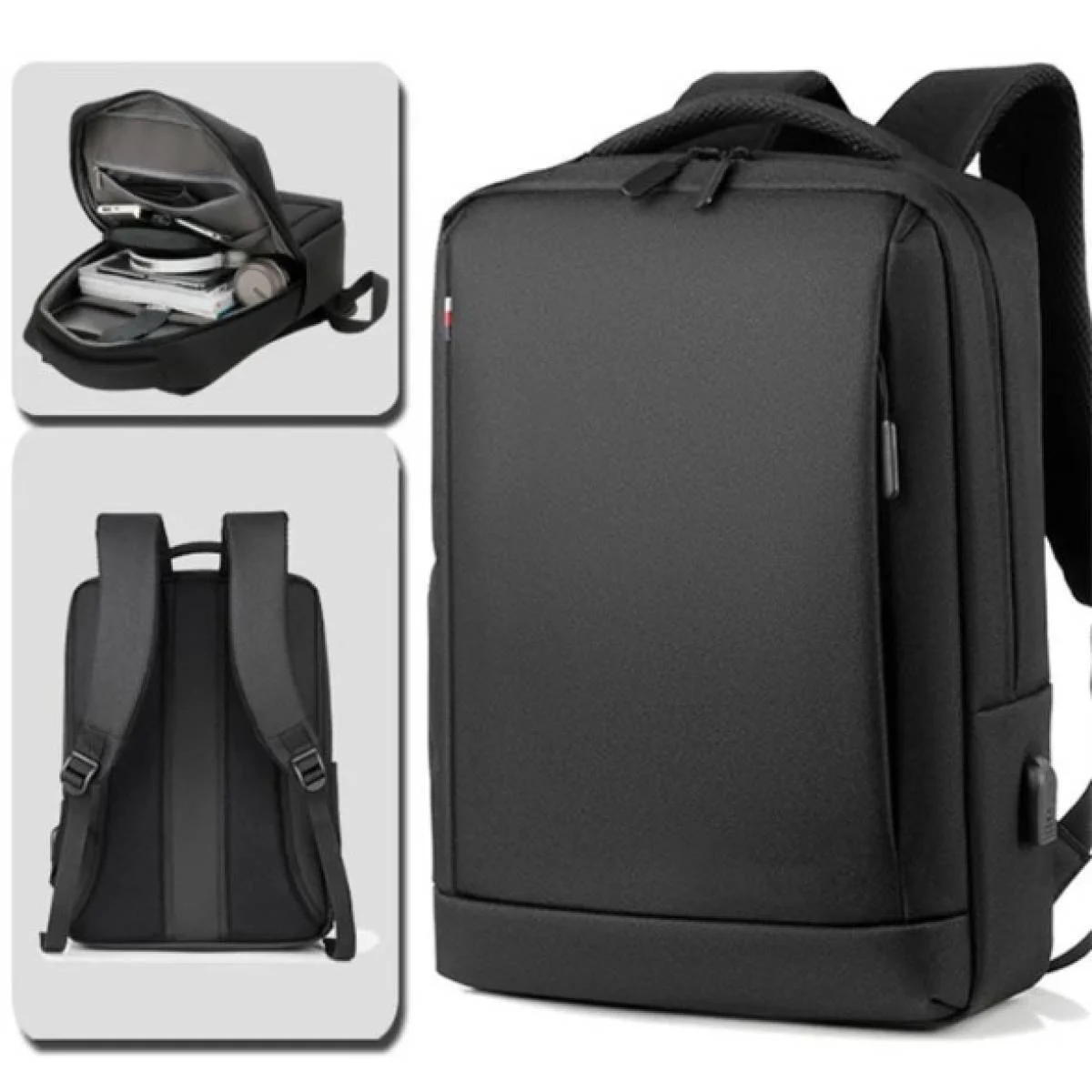 حقيبة ظهر للأعمال DTBG D-8003W للابتوبات حتى 15.6 إنش، أسود - Image 8