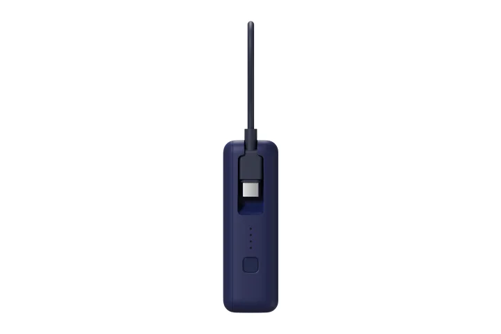 باور بانك Xiaomi BHR9341GL بسعة 10000mAh وقدرة 33W مع كابل USB-C مدمج – أزرق - Image 6