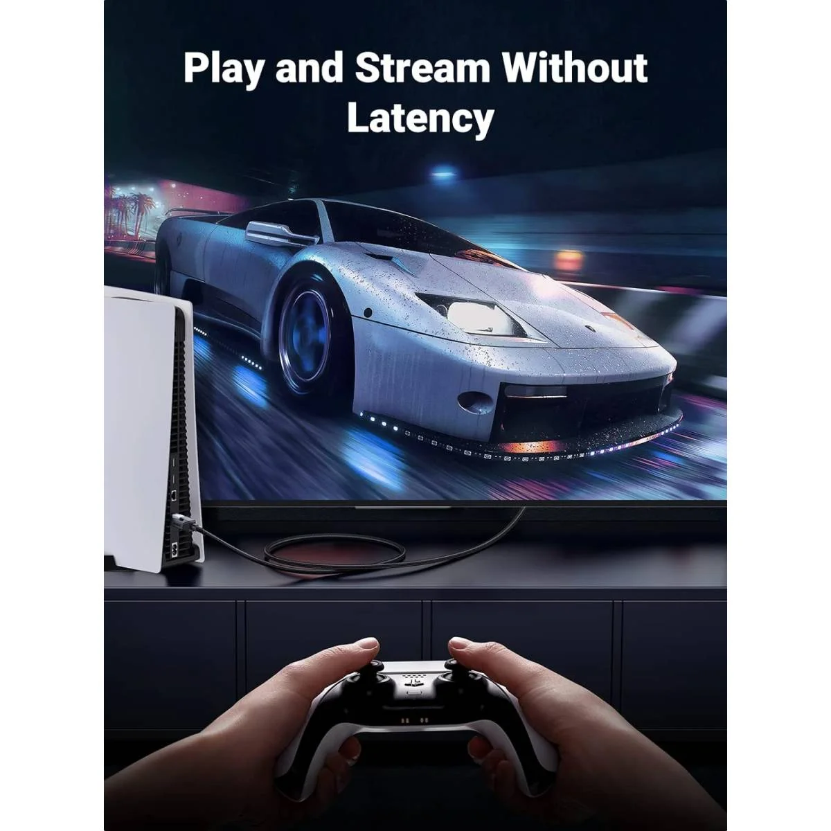 كيبل إيثرنت Ugreen Cat 8 بطول 5 متر مضفر RJ45 محمي بسرعة 40Gbps وتردد 2000MHz - Image 5