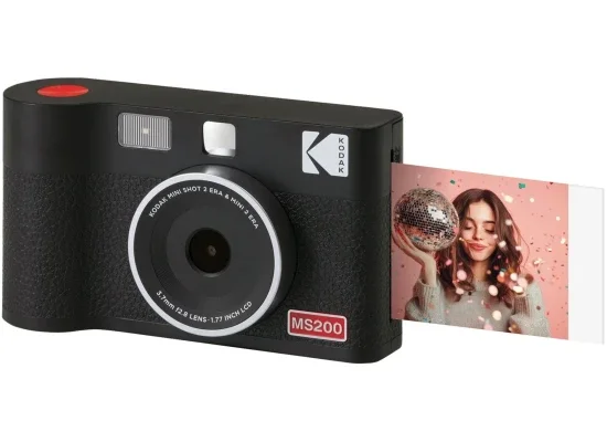 كاميرا فورية وطابعة صور 2 في 1 Kodak Mini Shot 2 Era MS200 - أسود - Image 12