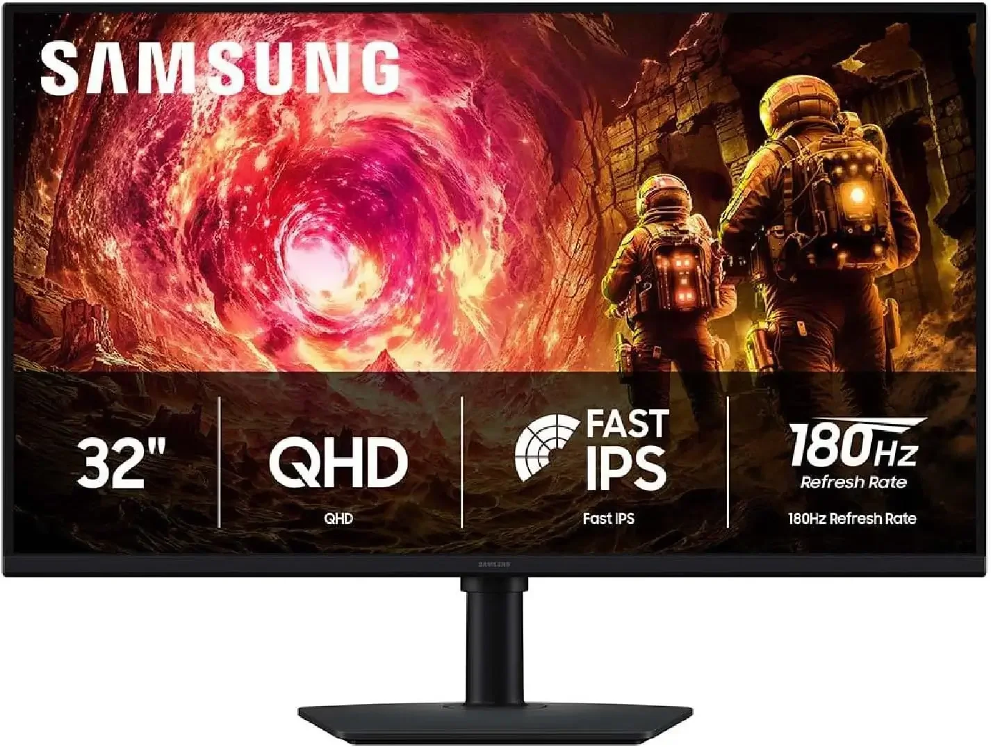 Samsung Odyssey G5 G50F 32-inch QHD 2K IPS 180Hz 1ms Gaming Monitor - Image 1