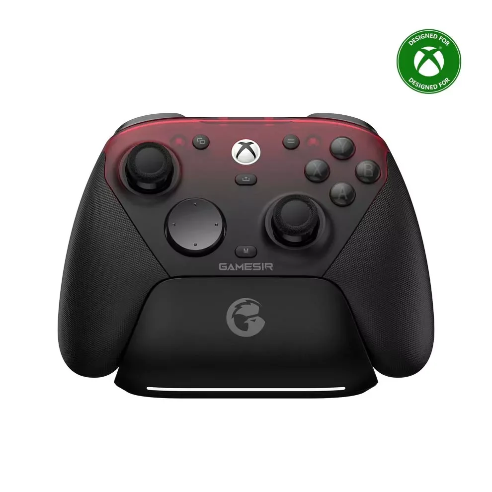 يد تحكم GameSir G7 Pro ثلاثية الاتصال لإكس بوكس سلكي والكمبيوتر والموبايل لاسلكي - أسود