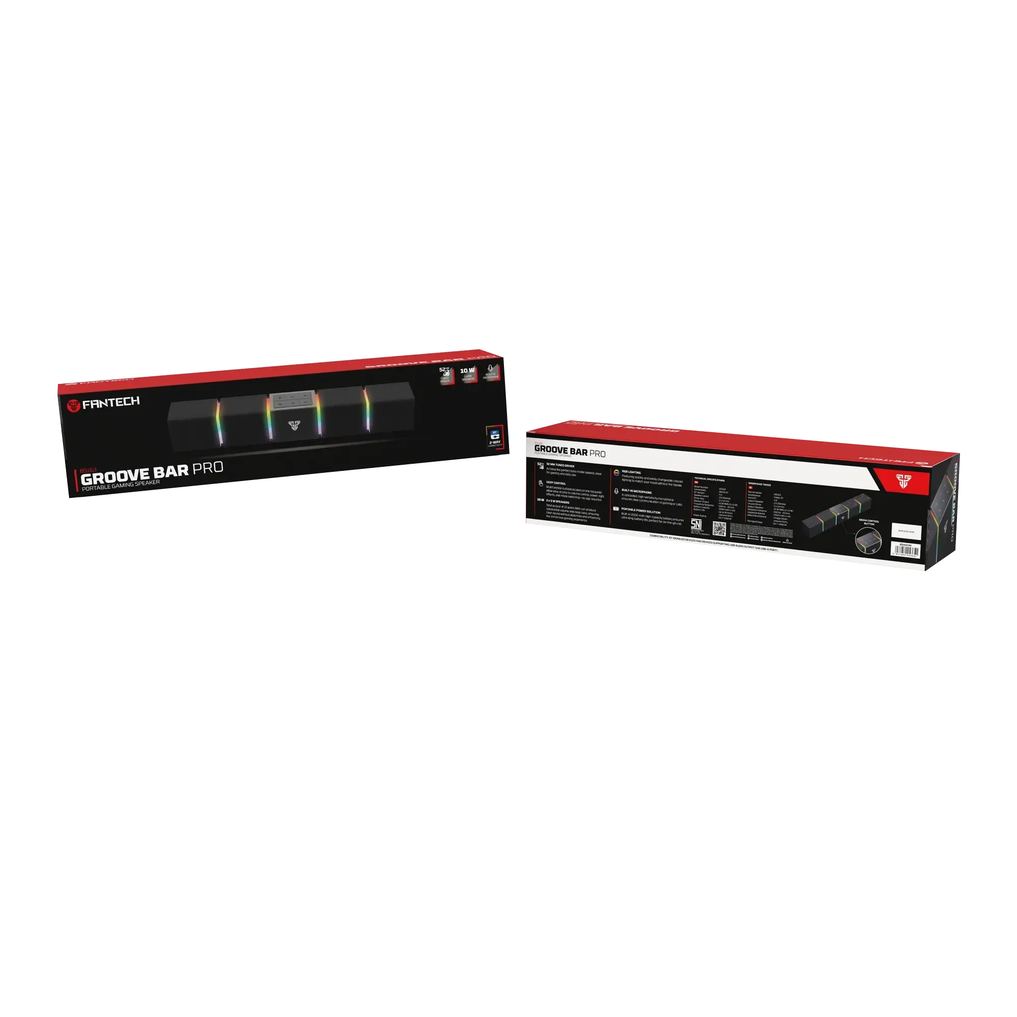 سماعة محمولة للألعاب Fantech BS163 Groove Bar Pro - Image 5