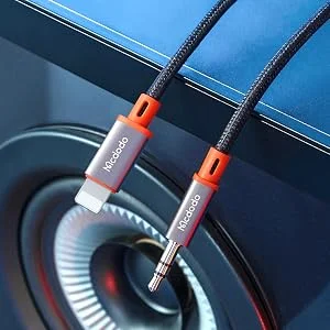 Mcdodo CA-0780 Lightning to 3.5mm AUX Audio Cable Castle Series 1.2m - Image 8