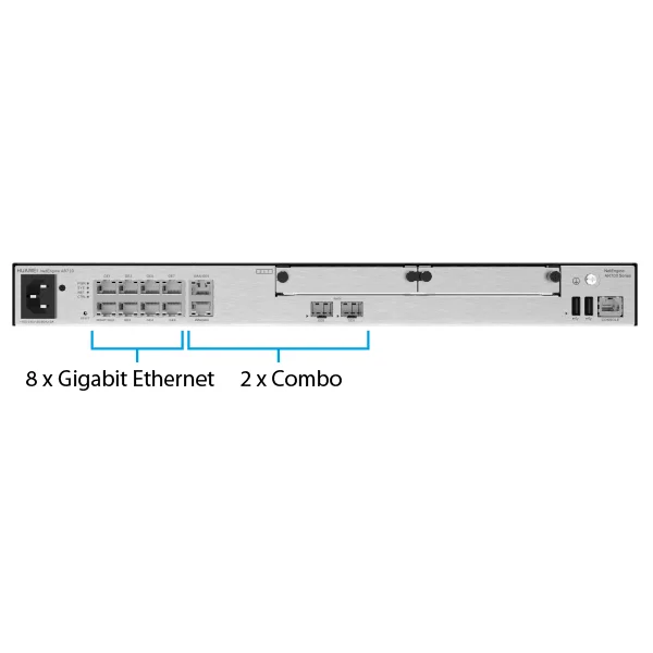راوتر للمؤسسات HUAWEI NetEngine AR720 مع 2x GE Combo WAN و8x GE LAN - Thumbnail 3