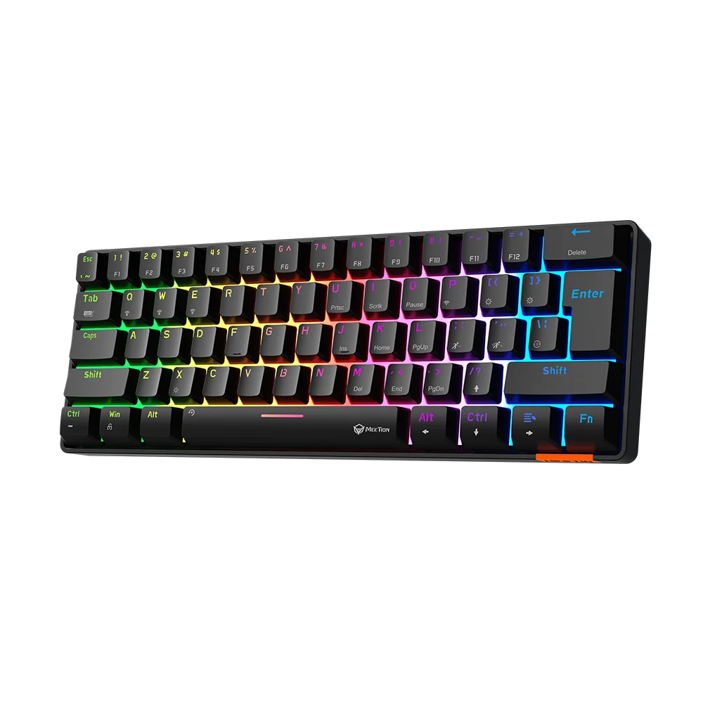 Meetion MK005BT 60% Dual-Mode Wireless Mechanical Gaming Keyboard - Thumbnail 2