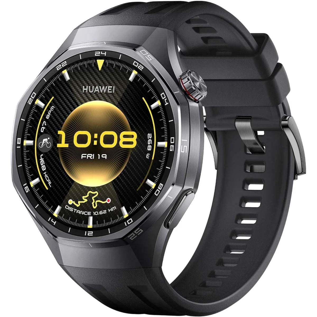 HUAWEI WATCH GT 6 Pro GPS Smartwatch 46mm with 1.47-inch AMOLED Display, Black