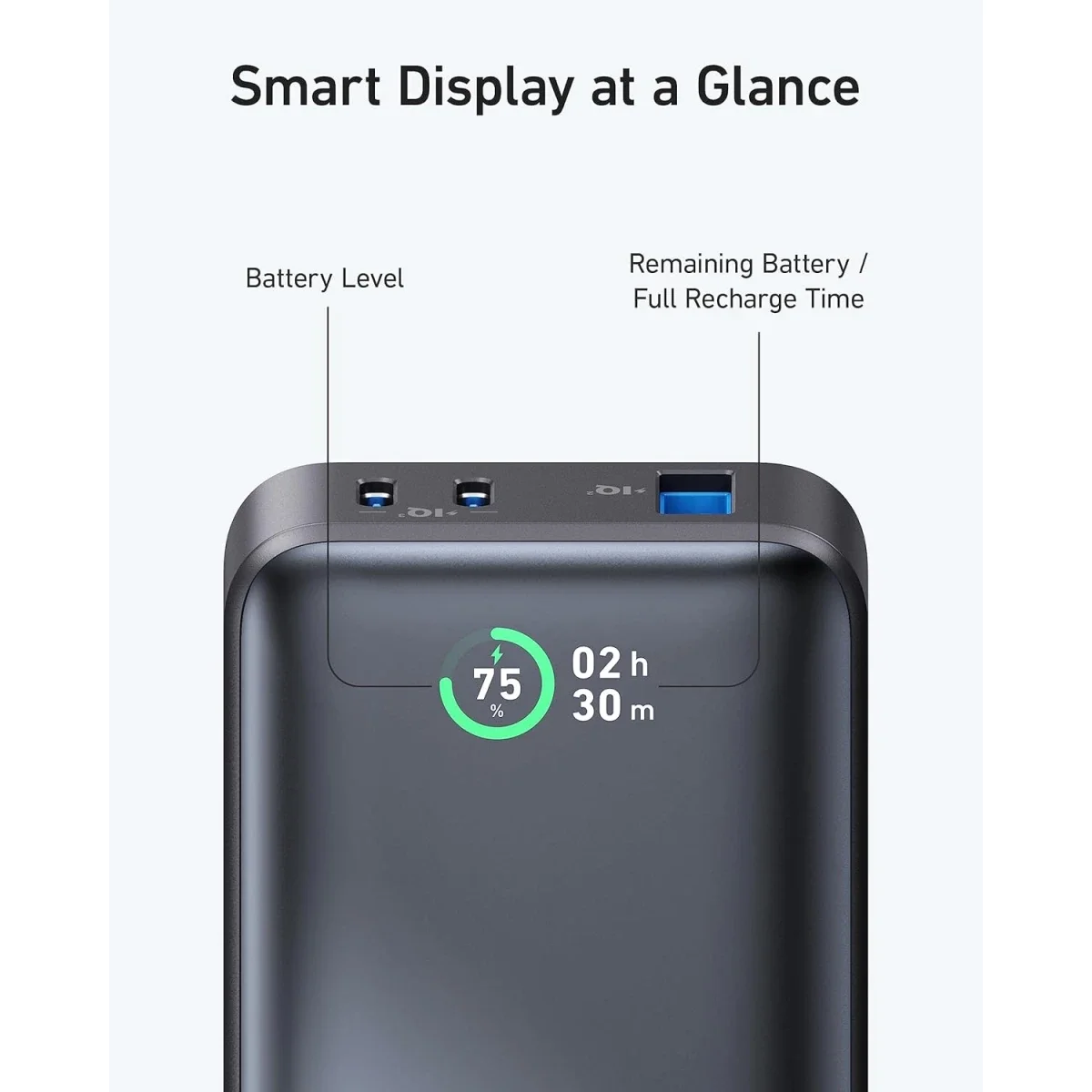 Anker 533 Power Bank PowerCore 30W 10000mAh Portable Charger Black - Thumbnail 6