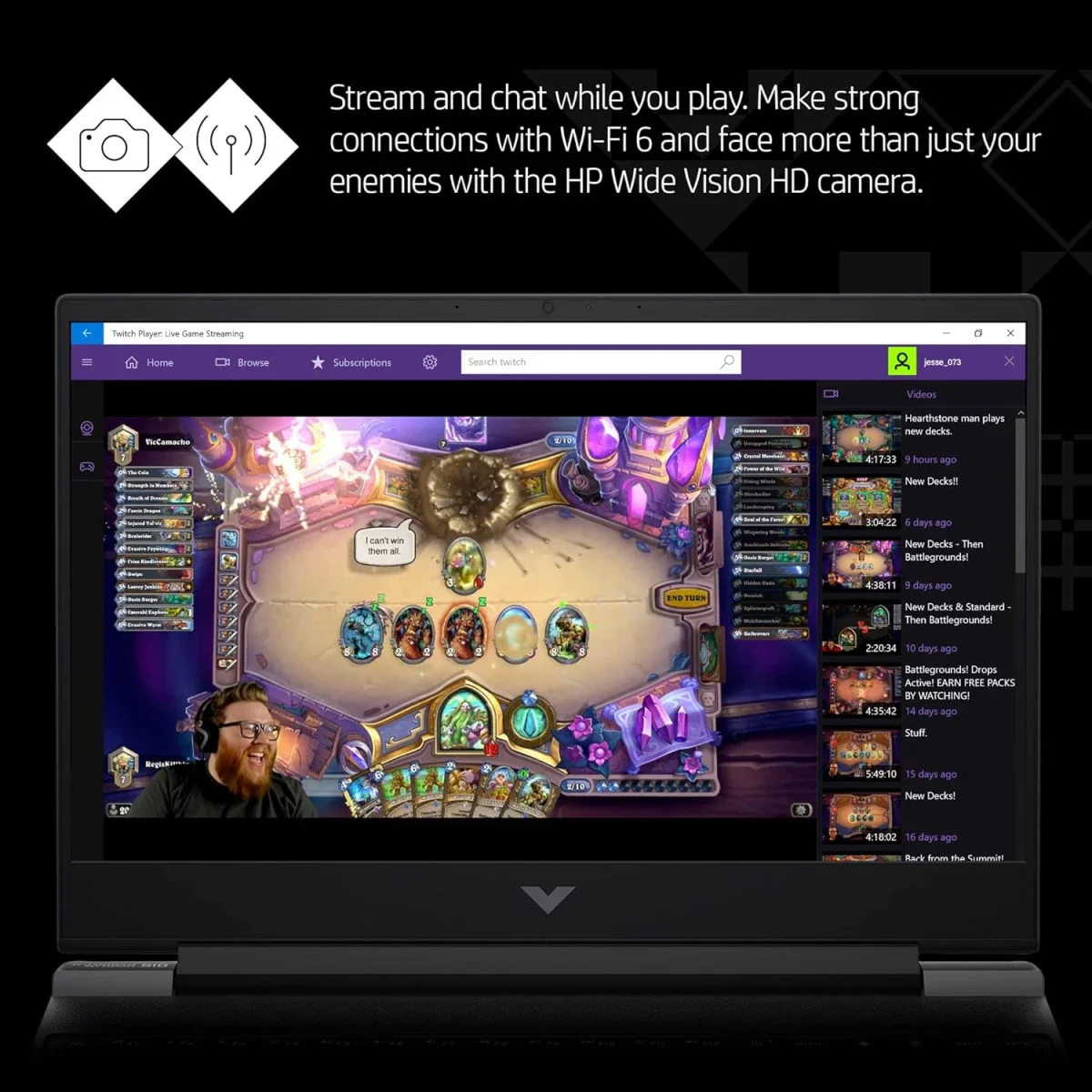 HP Victus 15-fa2082wm Gaming Laptop 15.6-inch FHD 144Hz Core i5-13420H RTX 4050 16GB RAM 512GB SSD Mica Silver - Thumbnail 5