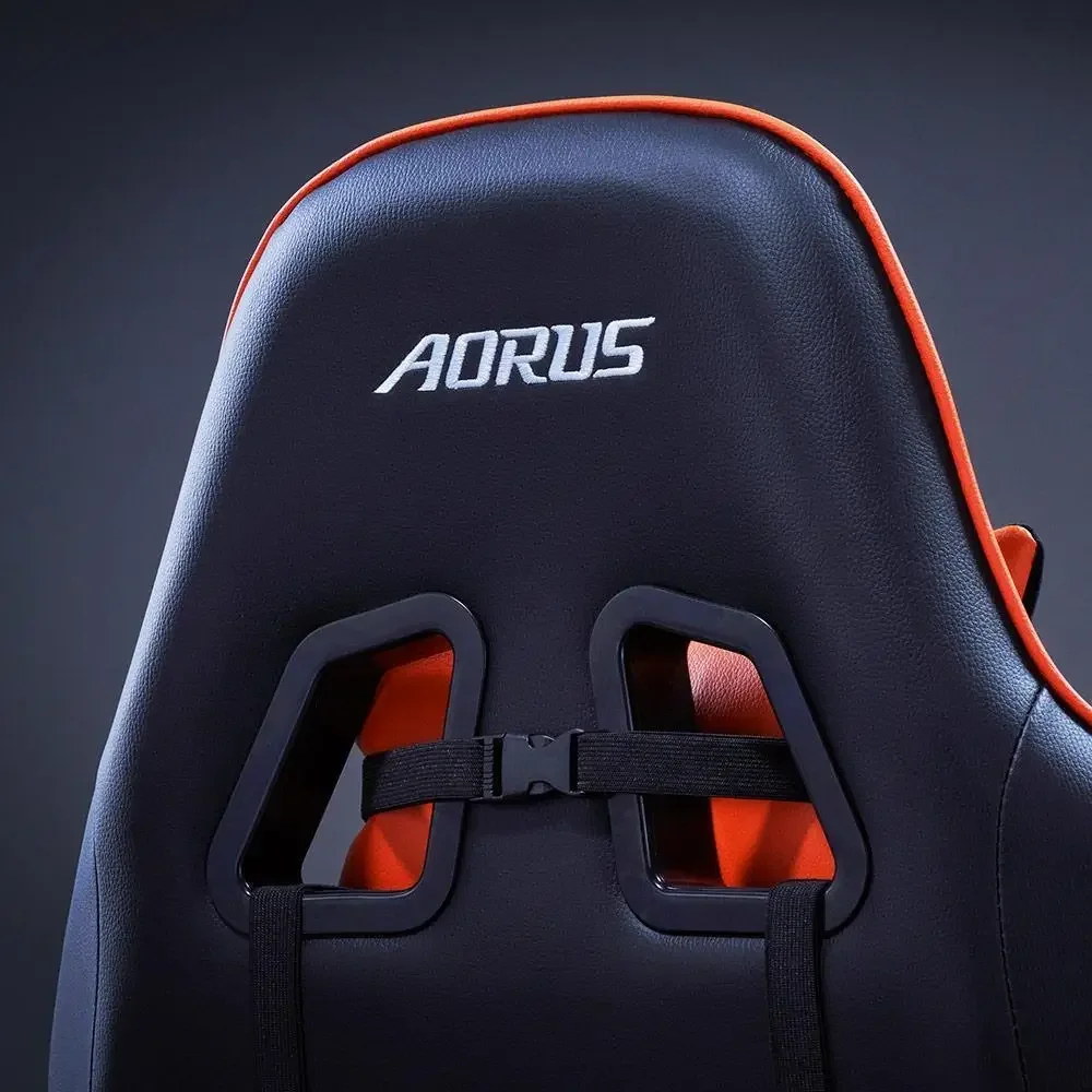 كرسي ألعاب بخامات جلد فاخرة ومخمل GIGABYTE AORUS - Image 5