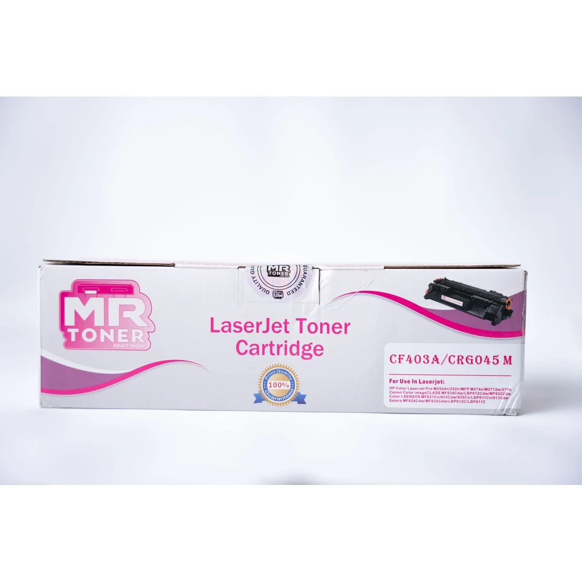 خرطوشة حبر ليزر أرجوانية Mr Toner لطابعات HP Color LaserJet Pro M252/M277 وCanon i-SENSYS MF631/633
