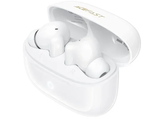 ACEFAST W7 Wireless Bluetooth 6.0 TWS Earbuds with 13mm Driver - White - Thumbnail 4