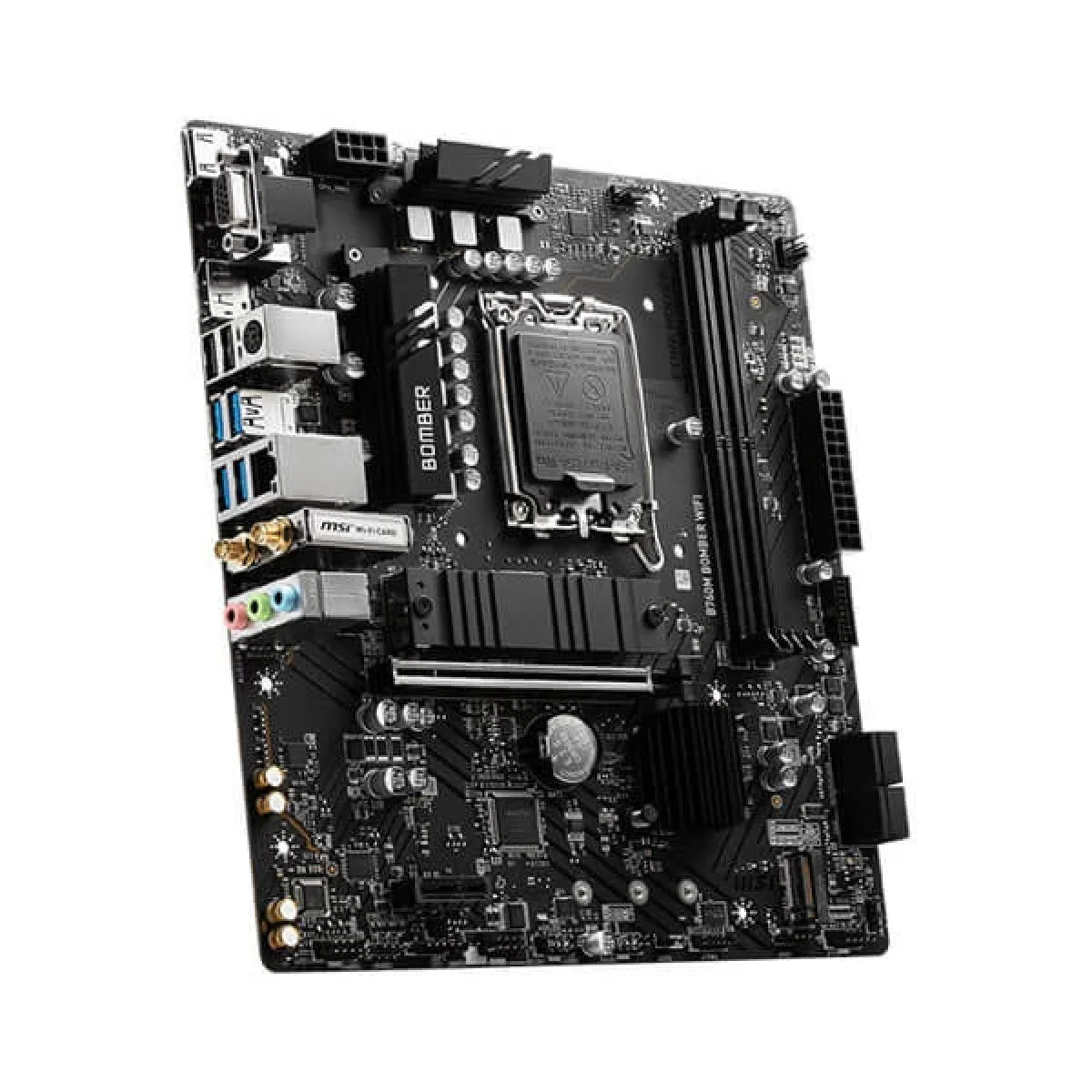 لوحة أم للألعاب MSI B760M BOMBER Wi-Fi 6E بحجم mATX، LGA 1700، DDR5، PCIe 4.0، 2x M.2 - Image 2