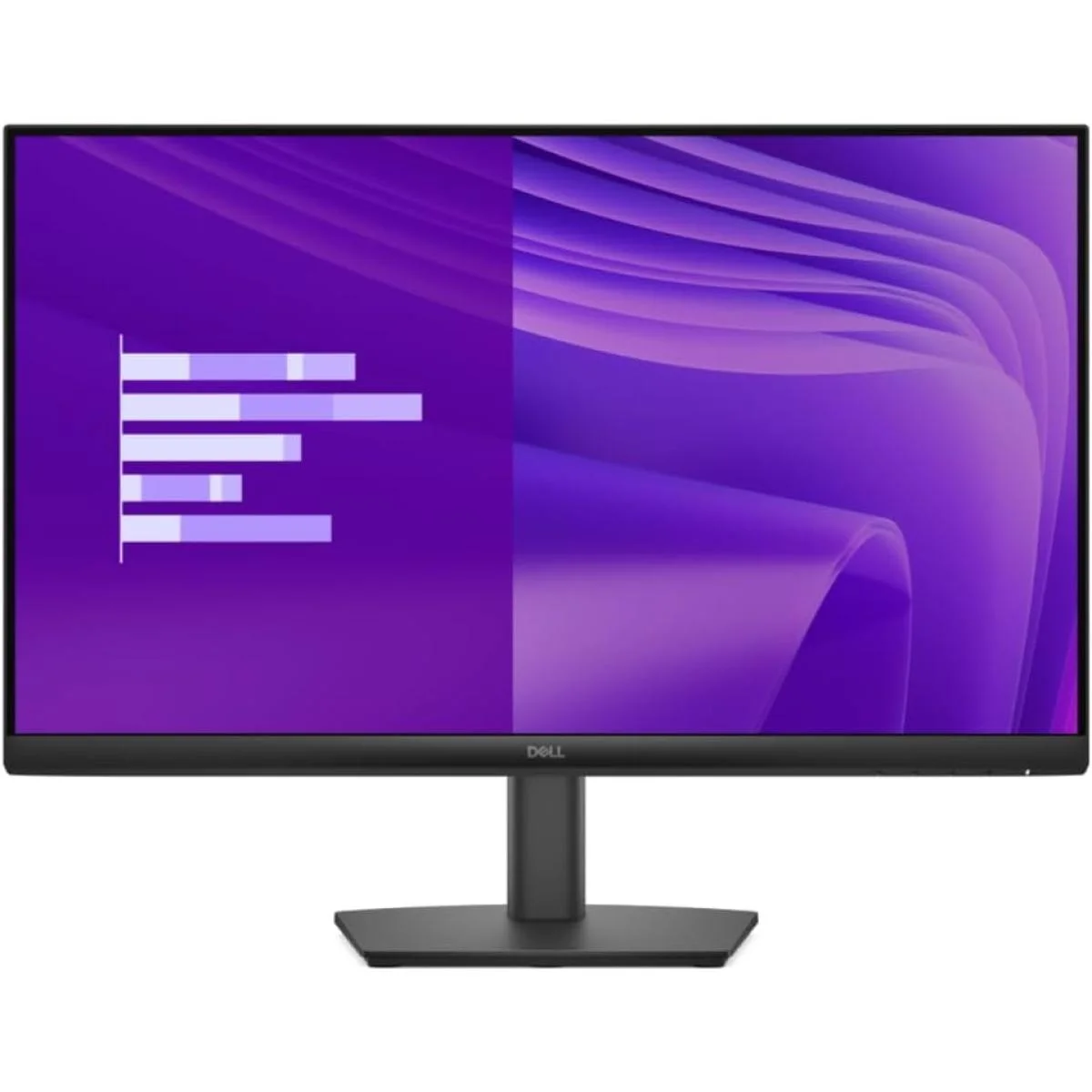 شاشة Dell E2425HM أساسية 24 إنش FHD IPS بتردد 100 هرتز، أسود