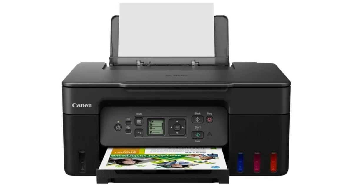 طابعة Canon PIXMA G2430 ملونة 3 في 1 بخزان حبر قابل لإعادة التعبئة - Image 2