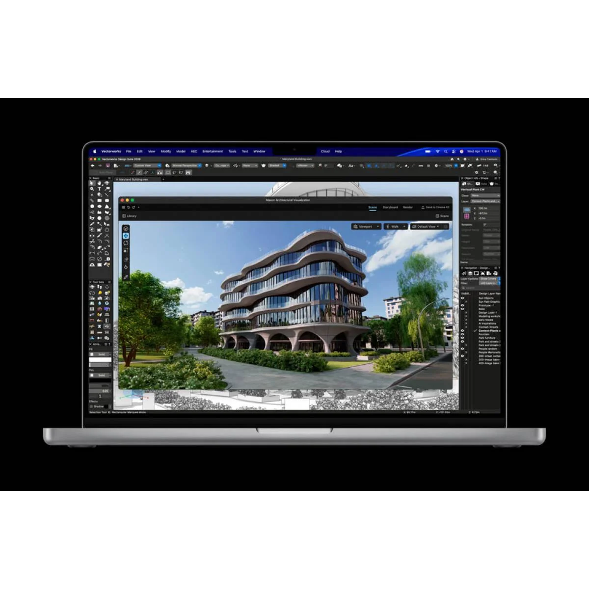 لابتوب Apple MacBook Pro 14 إنش بمعالج M5 Pro ‏15 نواة، رسوميات 16 نواة، ذاكرة 24GB، تخزين 1TB SSD، شاشة Liquid Retina XDR، فضي، كفالة سنة - Thumbnail 4