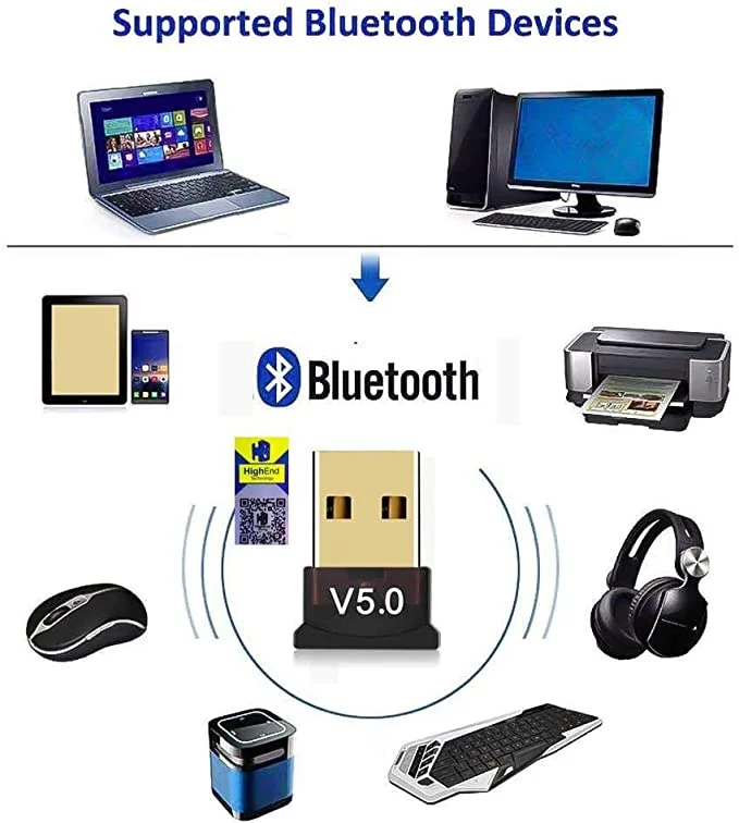 محول بلوتوث USB إصدار 5.0 للكمبيوتر واللابتوب - Image 5