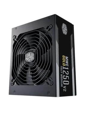 مزود طاقة Cooler Master MWE Gold 1250 V2 ATX 3.0 بقدرة 1250 واط معياري بالكامل - Thumbnail 6