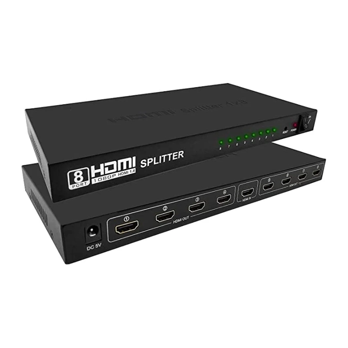 مقسم HDMI CKL HDMI-8/1-4K ‏8 إلى 1 بدقة 4K