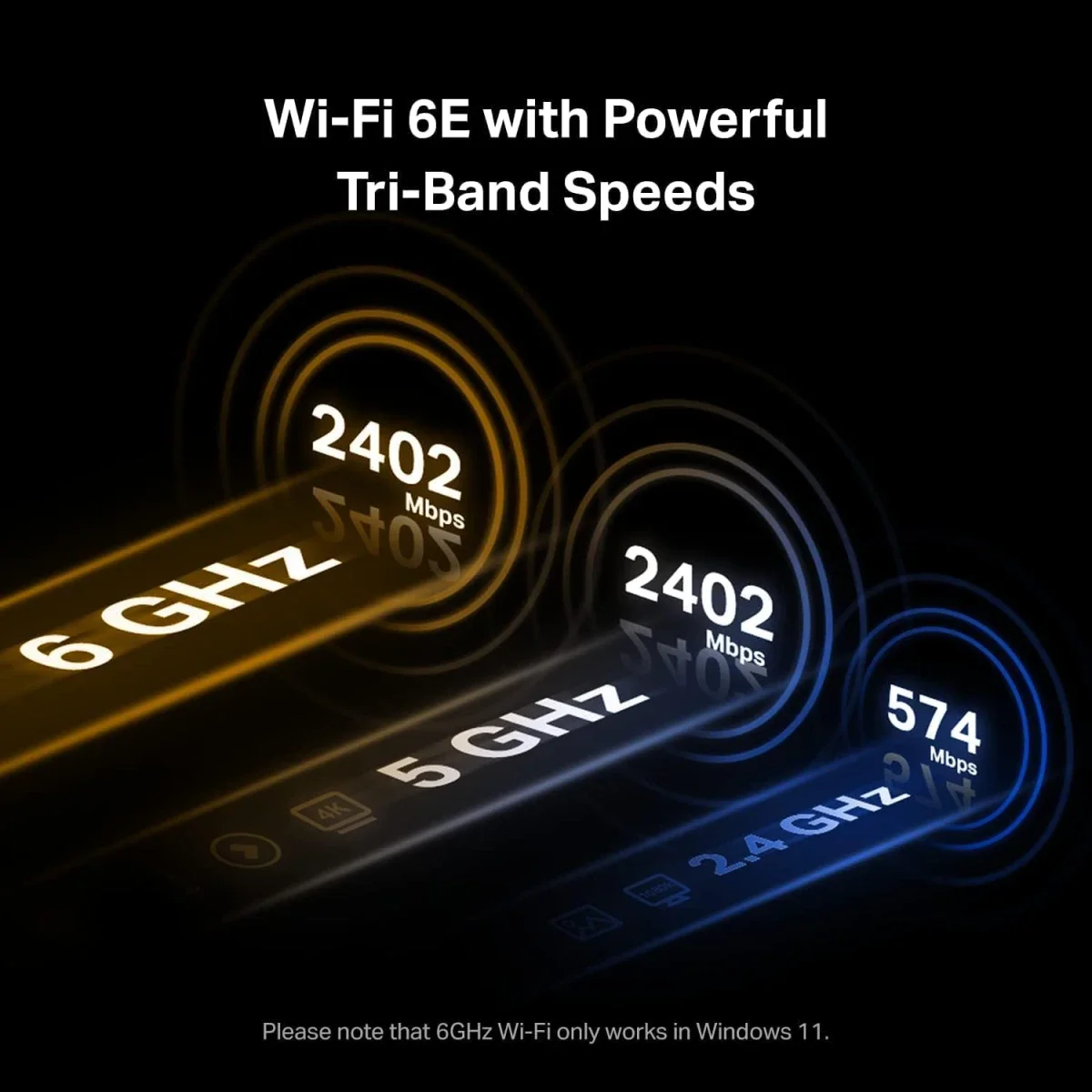 TP-LINK Archer TXE72E AXE5400 Wi-Fi 6E PCIe Adapter with Bluetooth 5.3 - Thumbnail 4