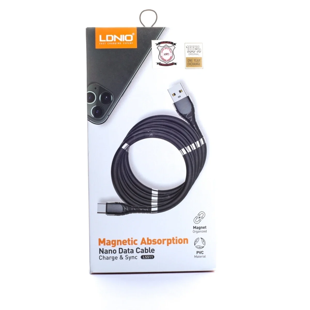 LDNIO LS511 USB-C Charging & Data Cable