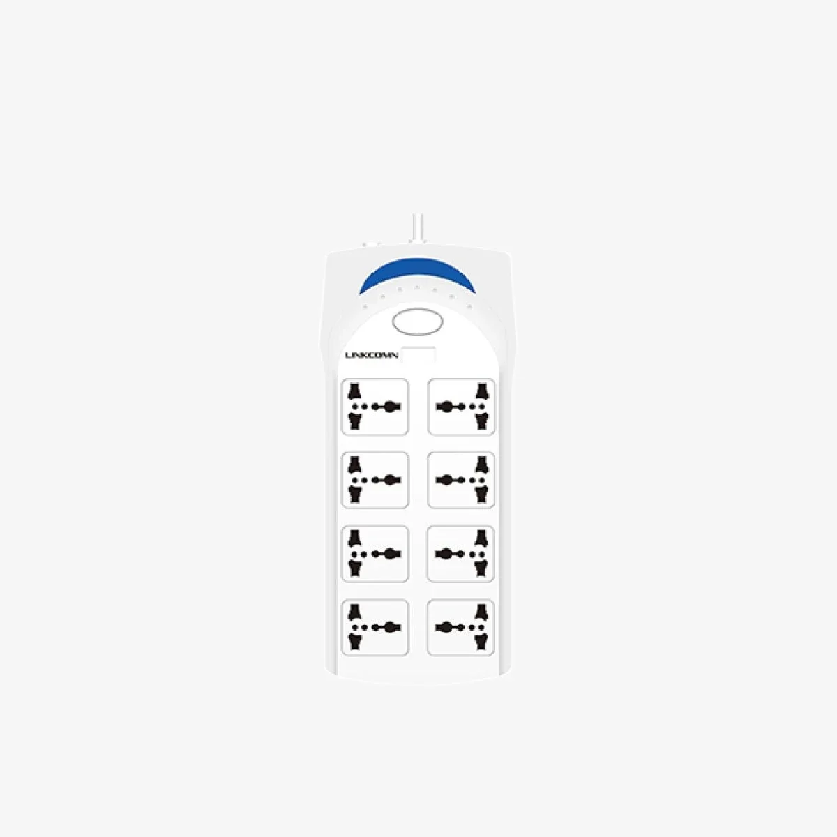 وصلة كهرباء Lincomn LC-PS801 مع 8 مقابس وكابل 3 متر