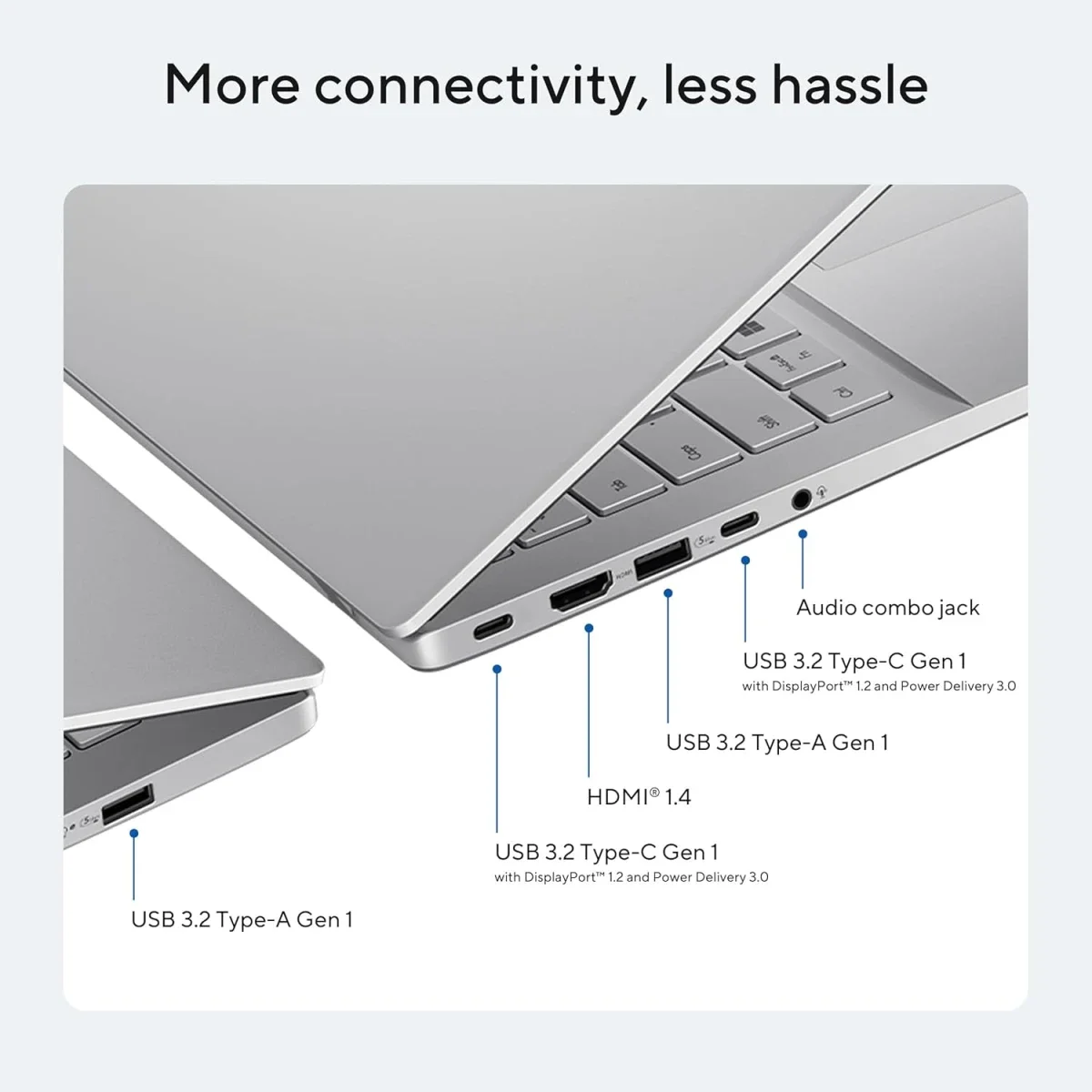 لابتوب Asus Vivobook S16 (2025) S3607CA بمعالج Intel Core Ultra 7 255H وشاشة 16 إنش 144Hz - Matte Gray - Image 9