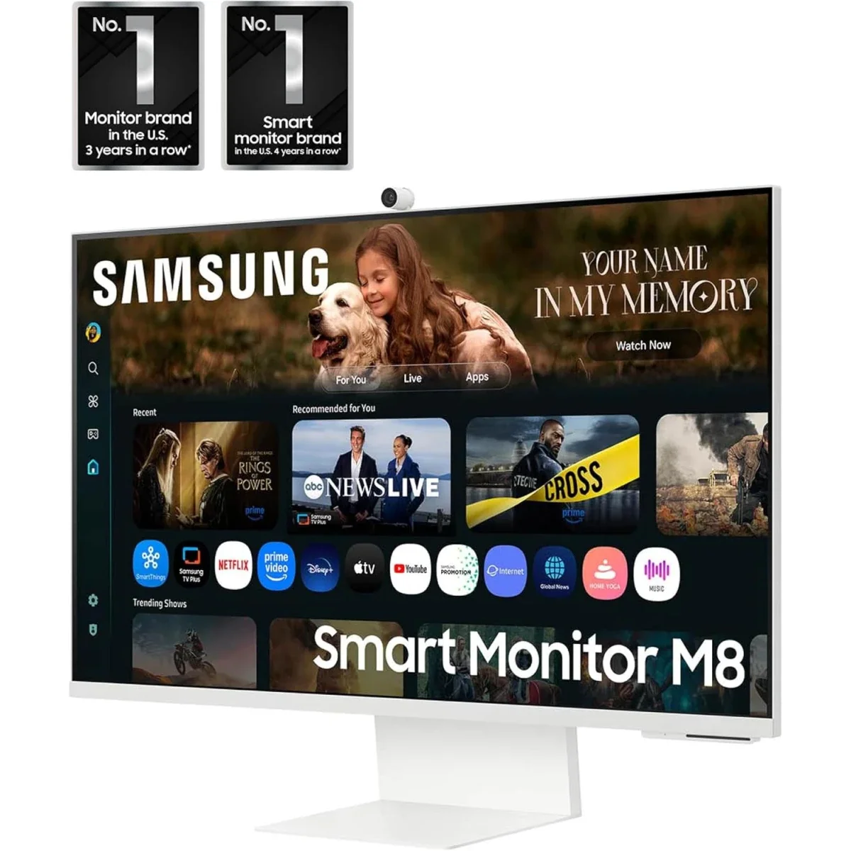 Samsung M8 M80F 32-inch 4K UHD Smart Monitor with Vision AI - Warm White - Thumbnail 13