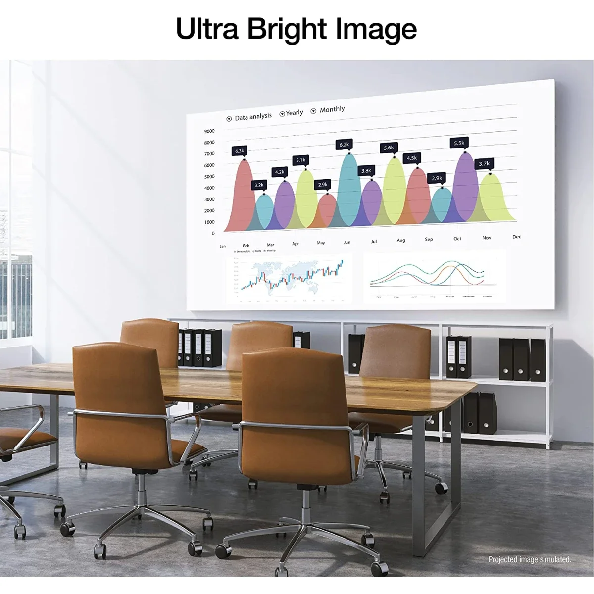 EPSON CO-W01 3LCD WXGA Projector, 3000 Lumens, 120Hz - Image 3