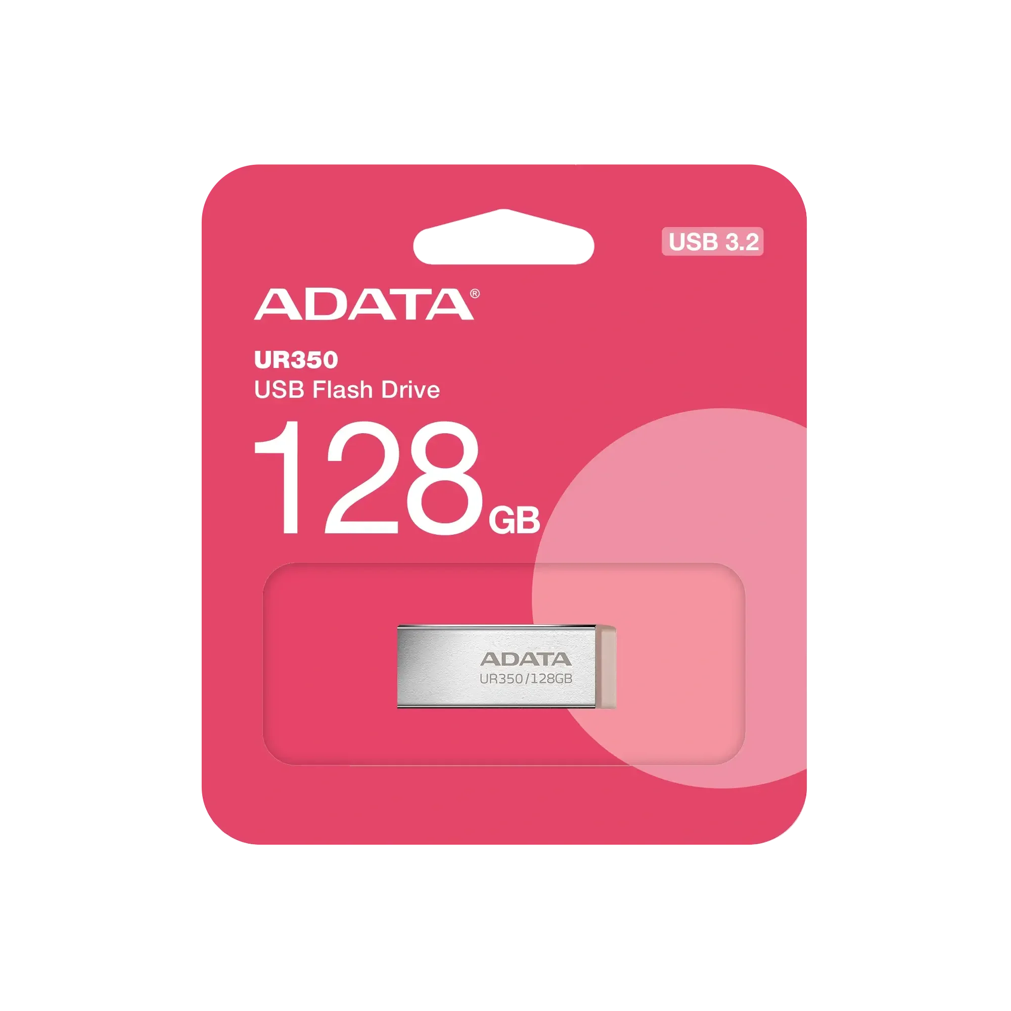 ADATA UR350 128GB USB 3.2 Gen 1 Flash Drive Beige - Image 3