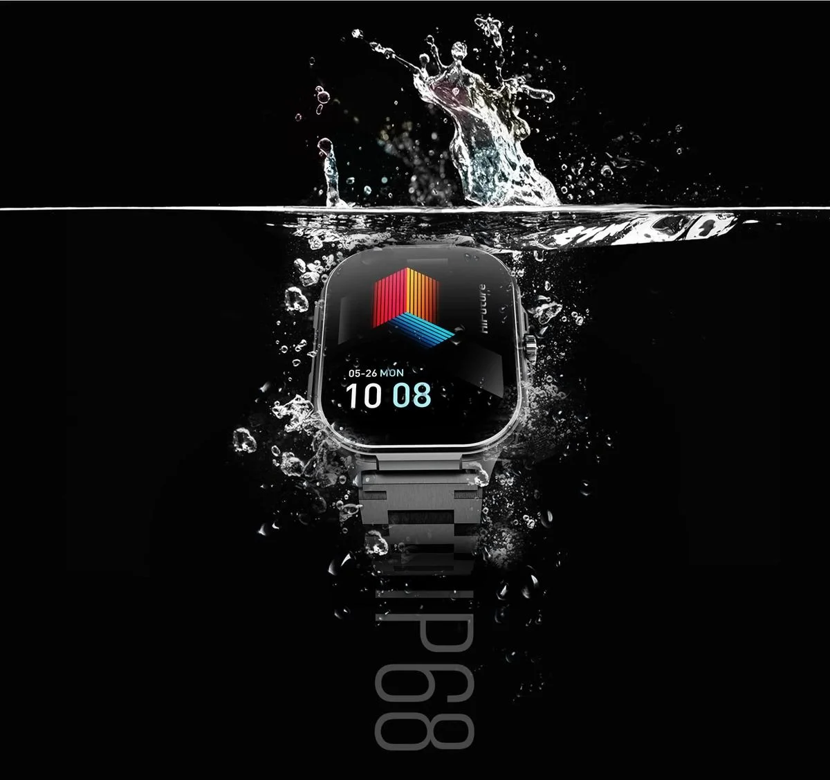 ساعة ذكية HiFuture Ultra3 PRO للمكالمات بشاشة AMOLED مقاس 2.04 إنش، IP68، فضي - Thumbnail 10