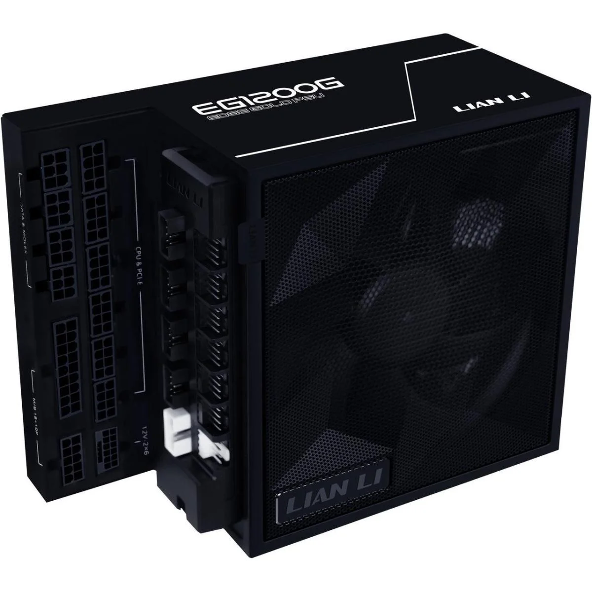 LIAN LI Edge EG1200G 1200W 80 Plus Gold Fully Modular ATX 3.1 Power Supply Black