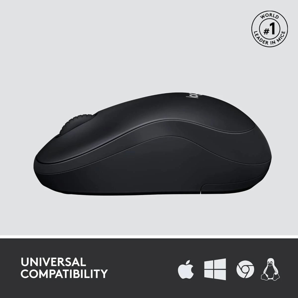 Logitech M220 Silent Wireless Mouse - Black - Image 4