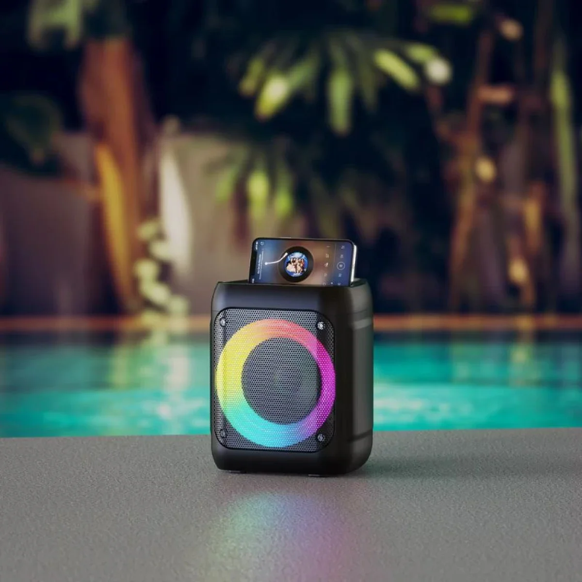 HAVIT SQ133BT Outdoor Plaza Speaker with RGB Lights - Thumbnail 3