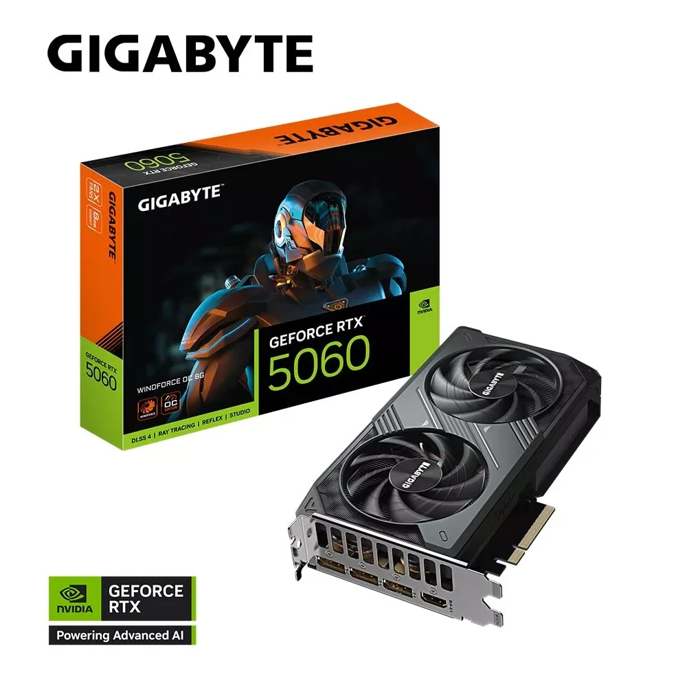كرت شاشة GIGABYTE GeForce RTX 5060 WINDFORCE OC 8GB GDDR7 GV-N5060WF2OC-8GD - Image 3