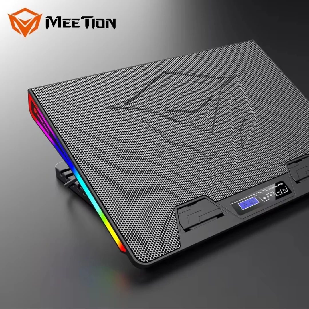 Meetion CP5050 Gaming Cooling Pad for 9-19 Inch Laptops with RGB Backlight - Thumbnail 3