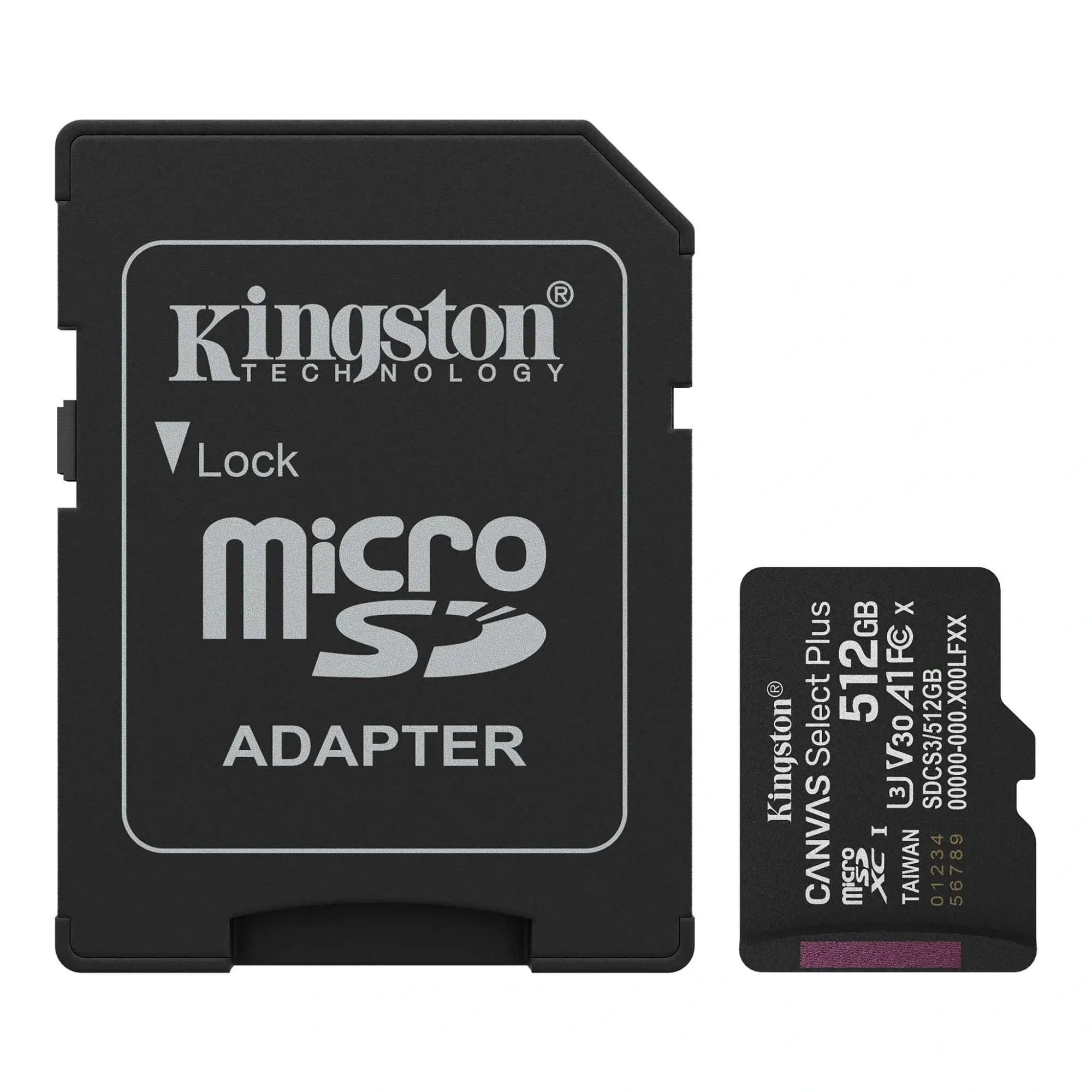بطاقة ذاكرة Kingston Canvas Select Plus microSD سعة 512GB SDCS3 - Image 2