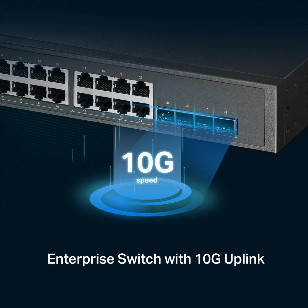 سويتش مُدار TP-LINK Omada SG3428XPP-M2 V2 مزود بـ 24 منفذ 2.5G PoE++ و4 منافذ 10G SFP+ - Thumbnail 5