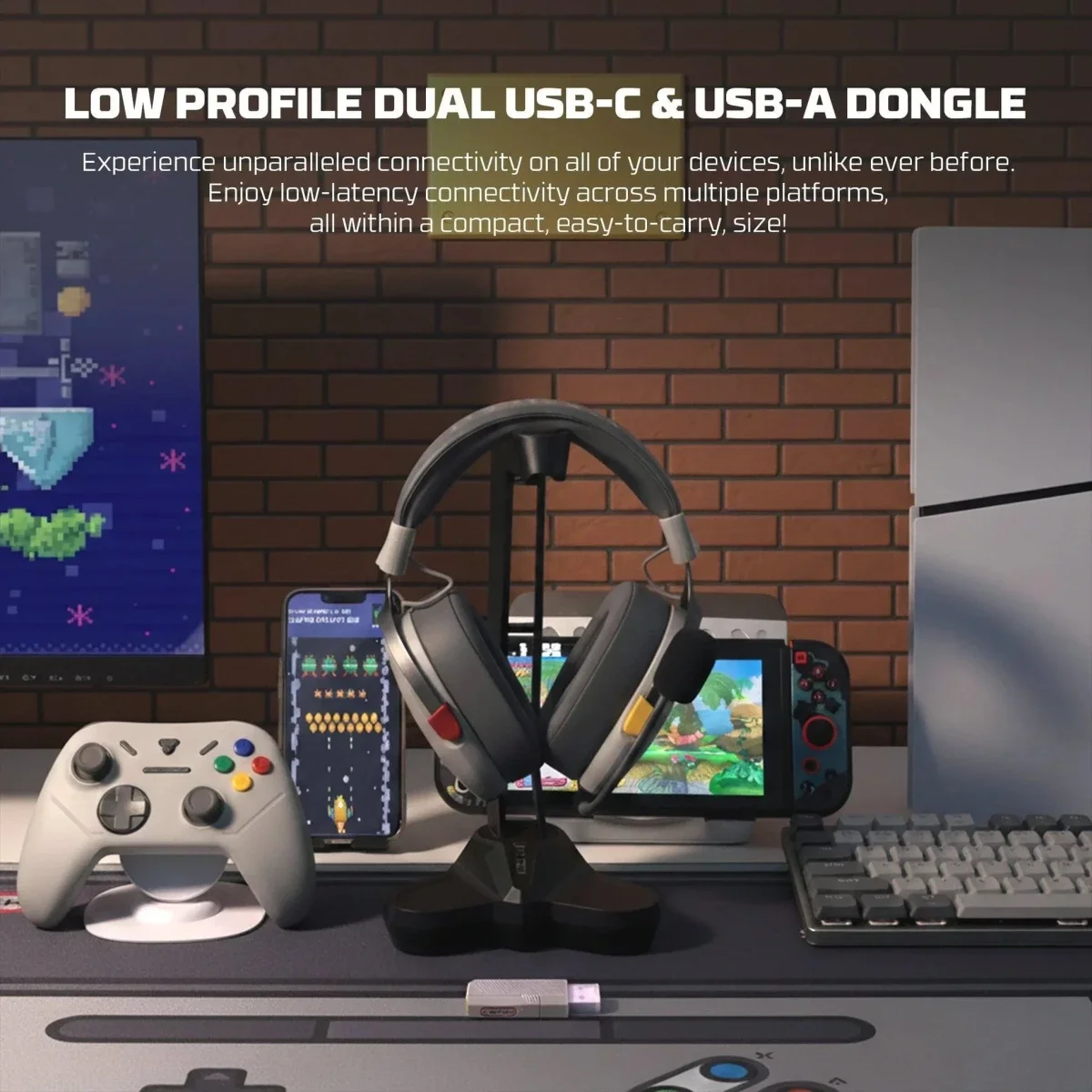 Fantech CARBON PRO WHG06 Multi-Platform Wireless Gaming Headset - Image 8