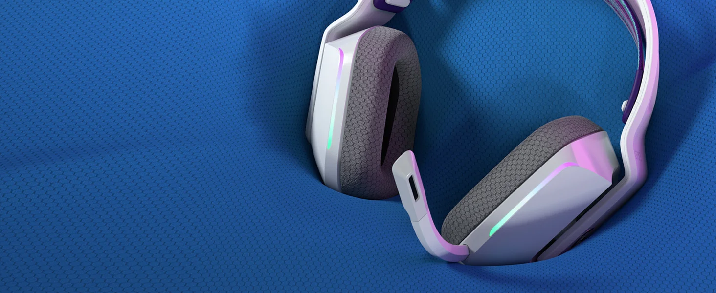 سماعة ألعاب Logitech G733 لاسلكية LIGHTSPEED بإضاءة LIGHTSYNC RGB وميكروفون Blue VO!CE - ليلكي - Thumbnail 12