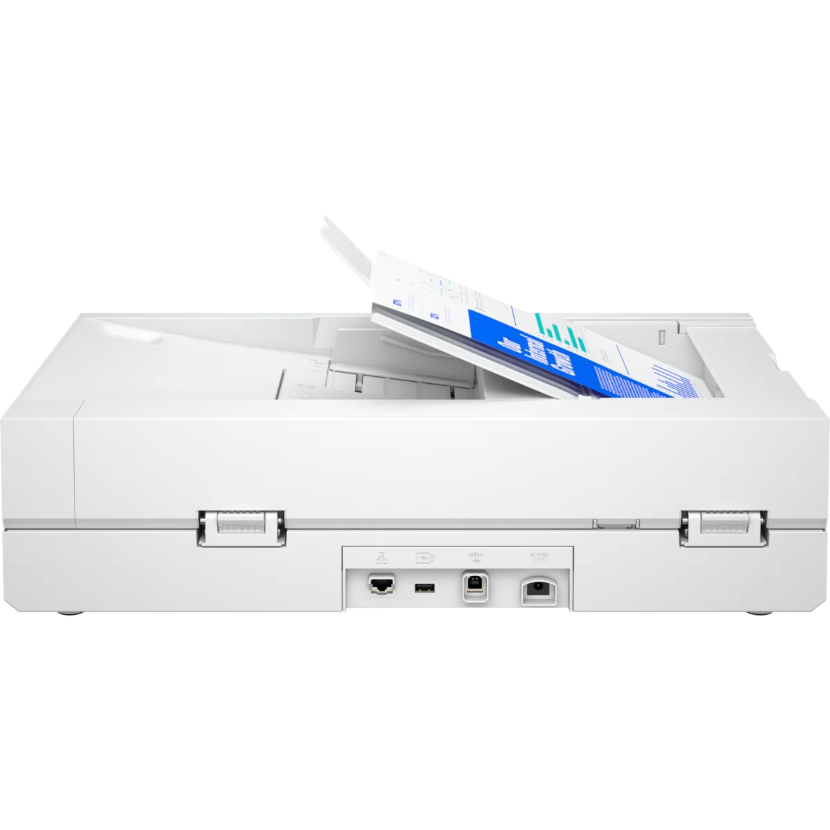 ماسح مستندات HP ScanJet Pro N4600 FNW1 لاسلكي مزدوج الوجه بسرعة 40 صفحة/دقيقة - Thumbnail 3
