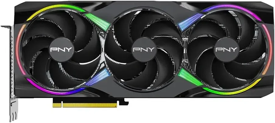 كرت شاشة PNY ARGB EPIC-X RGB مكسور السرعة بثلاث مراوح 16GB GDDR7 GeForce RTX 5080 - Image 3