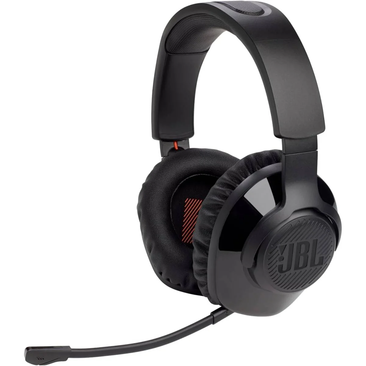 JBL Quantum 350 Wireless Gaming Headset with Detachable Boom Mic, Black - Thumbnail 3