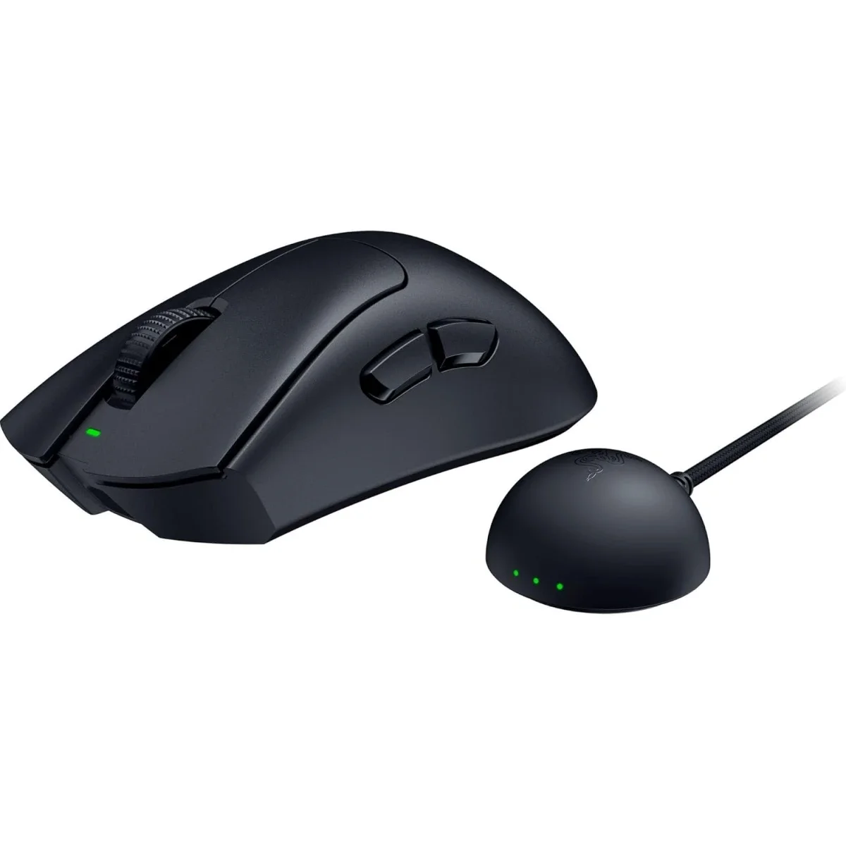 Razer DeathAdder V4 Pro Wireless Gaming Mouse, 56g, HyperSpeed Wireless Gen-2, Focus Pro 45K Gen-2 Sensor, Gen-4 Optical Switches, Optical Scroll Wheel, Up to 150 Hr Battery